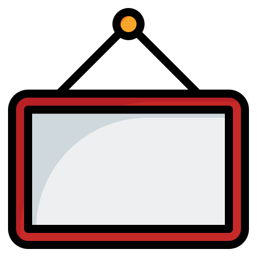 Sign Generic Outline Color icon