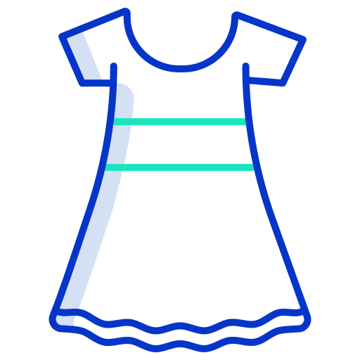 vestito Generic color outline icona
