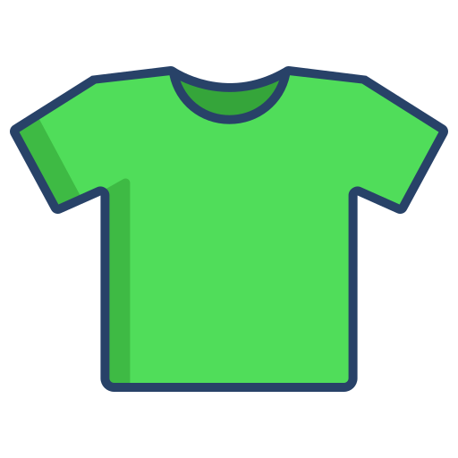 t-shirt Generic color outline icoon