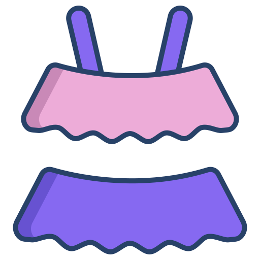 ビキニ Generic color outline icon