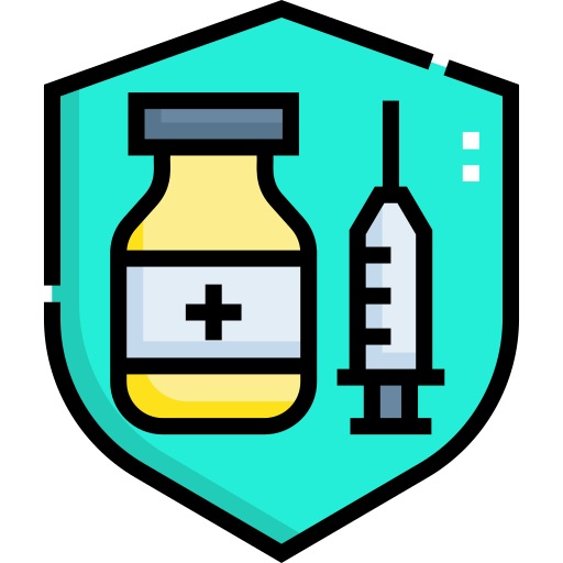 szczepionka Detailed Straight Lineal color ikona