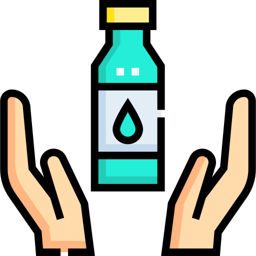 donazione di acqua Detailed Straight Lineal color icona