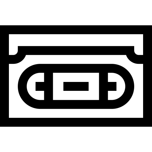 vhs Basic Straight Lineal Icône