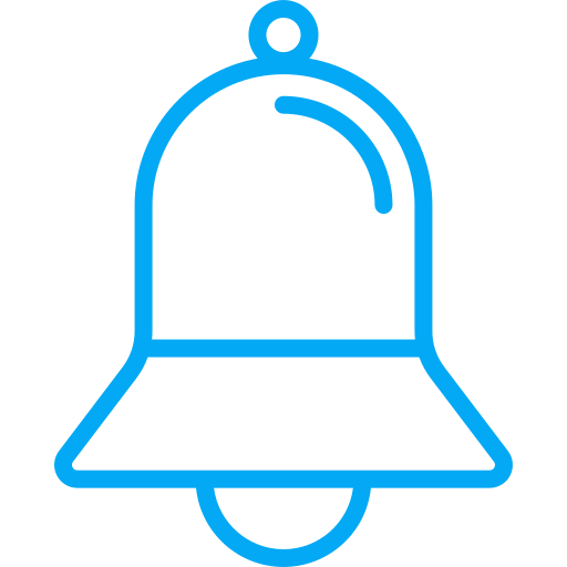 Notification bell Generic Simple Colors icon