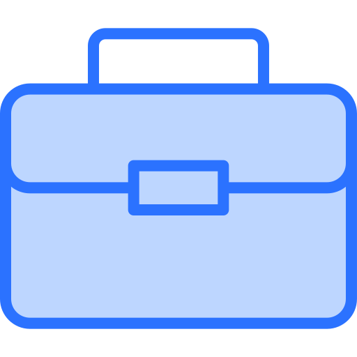 서류 가방 Generic Blue icon