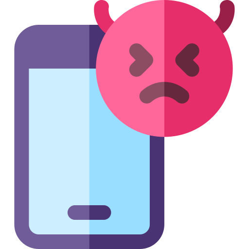 cyberbullying Basic Rounded Flat icon