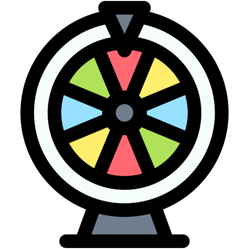 ruota della fortuna Generic Outline Color icona