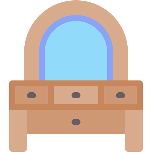 dressing table Generic Flat icon