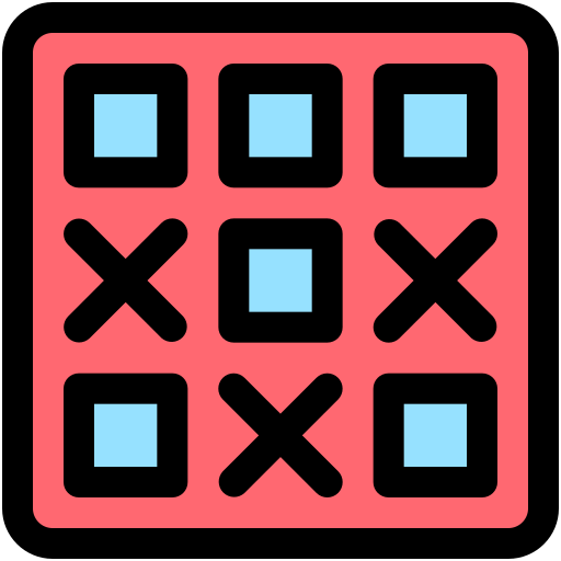 Tic Tac Toe Generic Outline Color icon