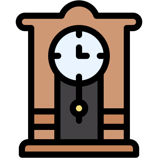 Cuckoo Clock Generic Outline Color icon