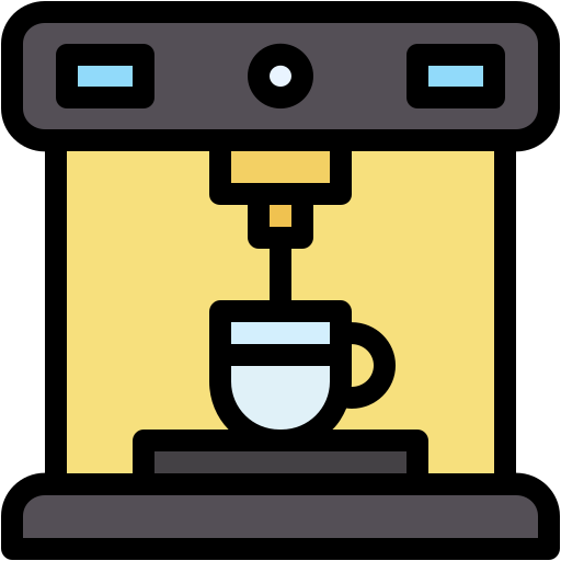 커피 머신 Generic Outline Color icon