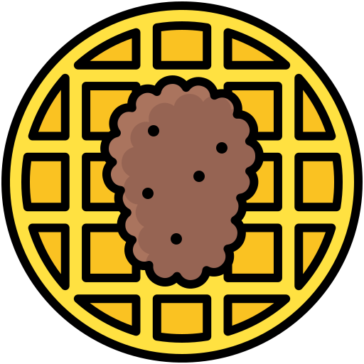 waffles Generic Outline Color Ícone