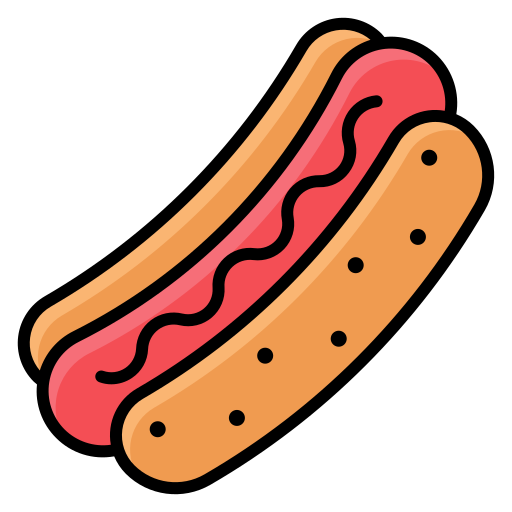 hotdog Generic Outline Color icoon