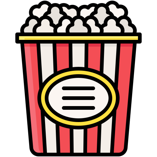 popcorn Generic Outline Color icona