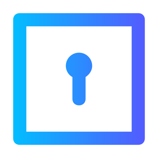 열쇠 구멍 Generic Gradient icon