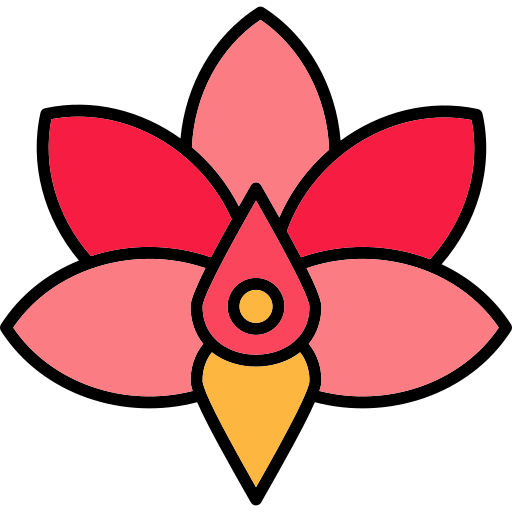 orchidea Generic Outline Color ikona