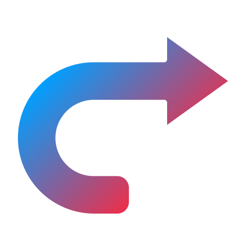 Curved Generic Flat Gradient icon