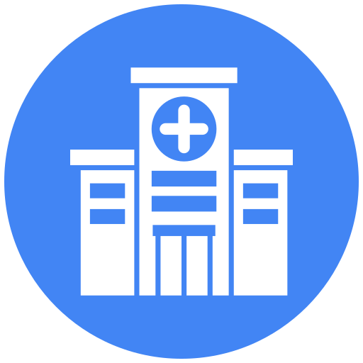 Hospital building Generic Mixed icon