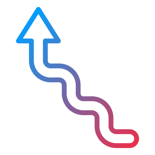 Zigzag Generic Gradient icon