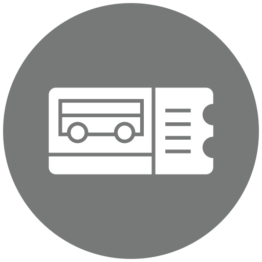 Bus ticket Generic Mixed icon