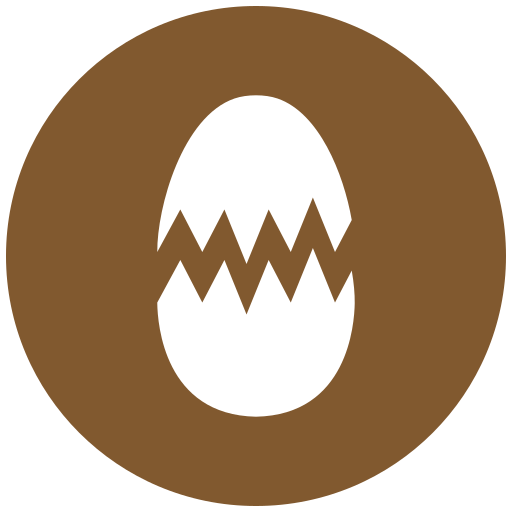 Разбитые яйца Generic color fill иконка