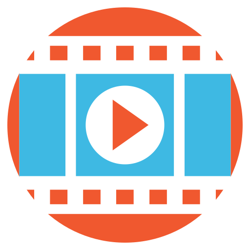 archivo de vídeo Generic Flat icono