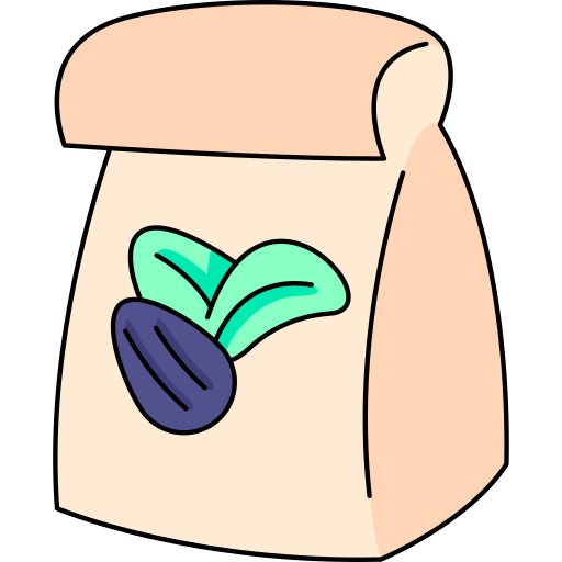 semilla Generic Thin Outline Color icono