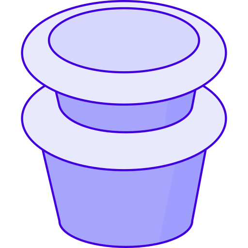 Pot Generic Thin Outline Color icon