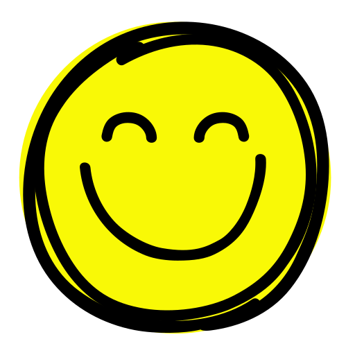 Happy face Generic Hand Drawn Color icon