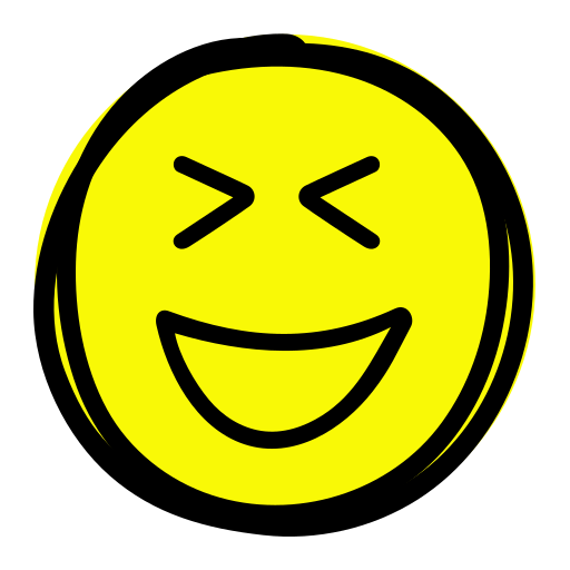 szczęśliwa twarz Generic Hand Drawn Color ikona