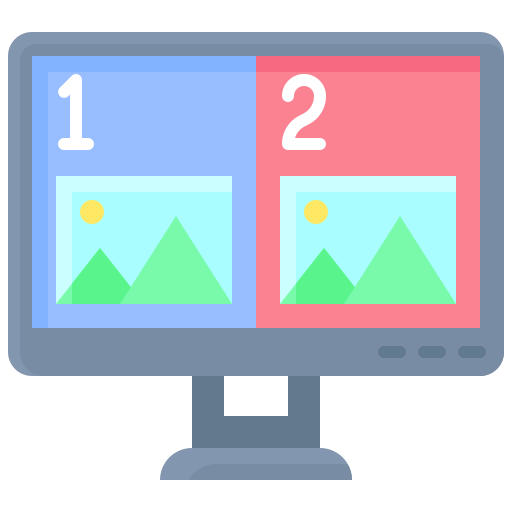 Split screen Generic Flat icon