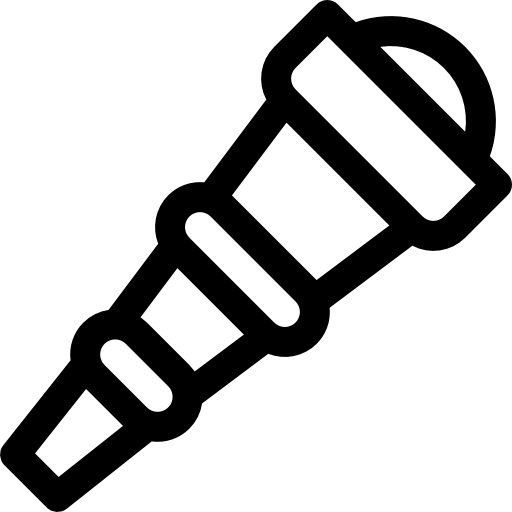 Telescope Basic Rounded Lineal icon