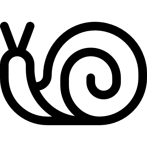 カタツムリ Basic Rounded Lineal icon
