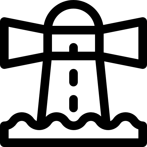 등대 Basic Rounded Lineal icon