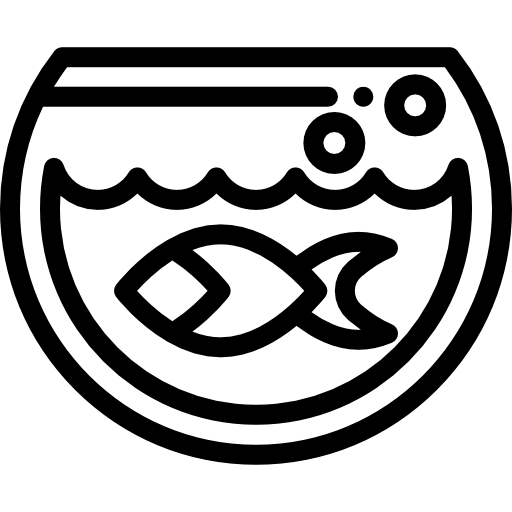 akwarium Detailed Rounded Lineal ikona