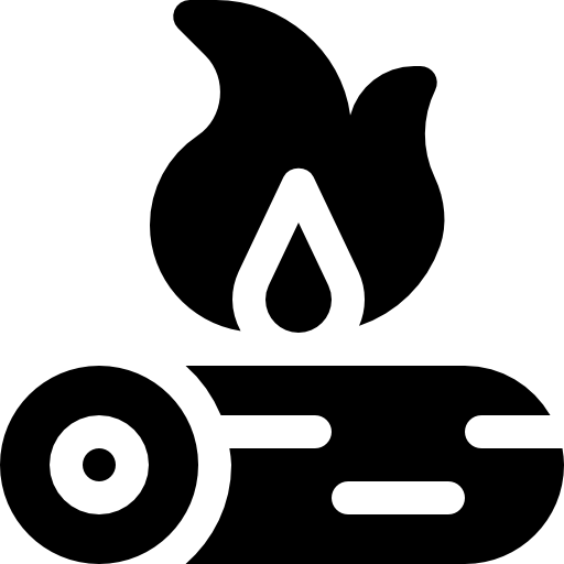 leña Basic Rounded Filled icono