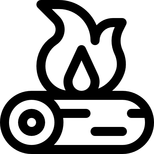 Дрова Basic Rounded Lineal иконка