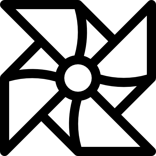 Pinwheel Basic Rounded Lineal icon