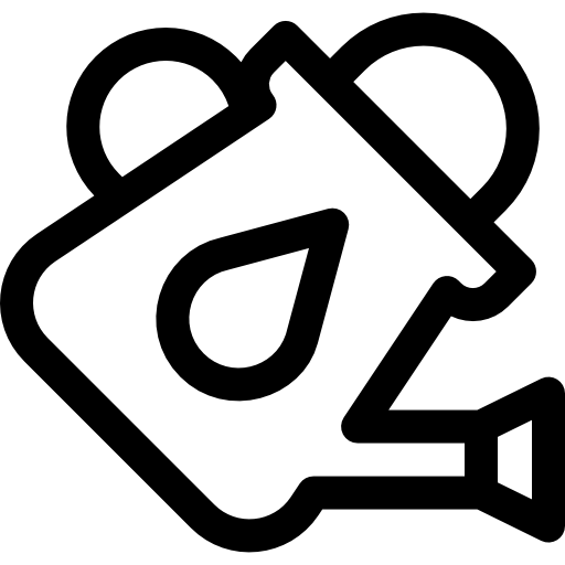 Лейка Basic Rounded Lineal иконка