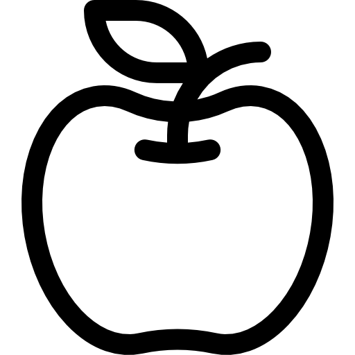 りんご Basic Rounded Lineal icon