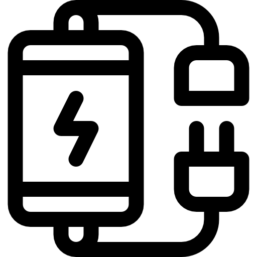 배터리 Basic Rounded Lineal icon