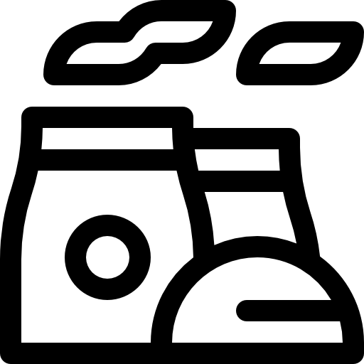 굴뚝 Basic Rounded Lineal icon