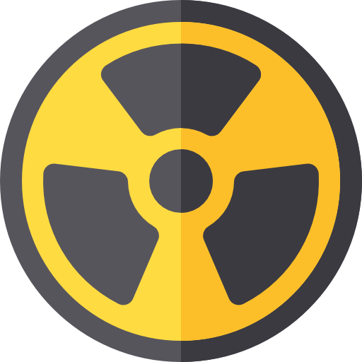 Радиоактивный Basic Rounded Flat иконка