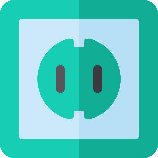 Socket Basic Rounded Flat icon