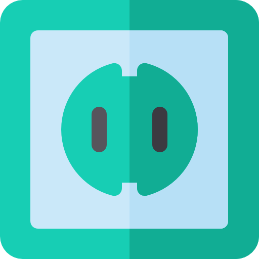 ソケット Basic Rounded Flat icon