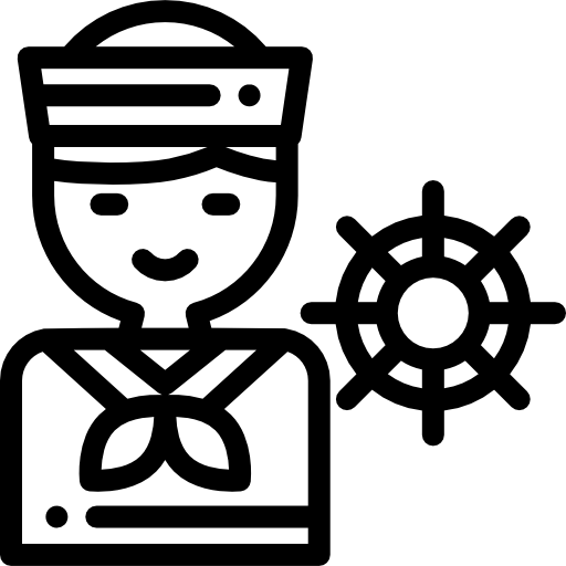 선원 Detailed Rounded Lineal icon