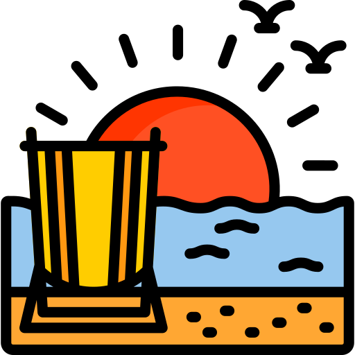 Sunset Special Lineal color icon