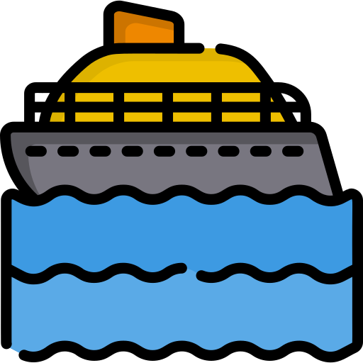yatch Special Lineal color icon