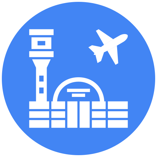 aeropuerto Generic Mixed icono