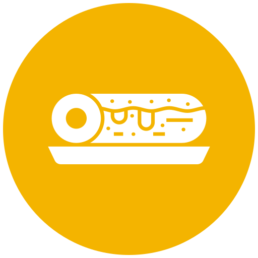Roll cake Generic Mixed icon